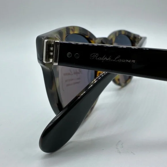 Ralph Lauren Sunglasses Women 0RL8146P 49 5613R5 Shiny Black on Spotty Havana